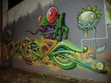 Graffiti Wall in Dachau - Photo by Kico_one - Dachau, Germany