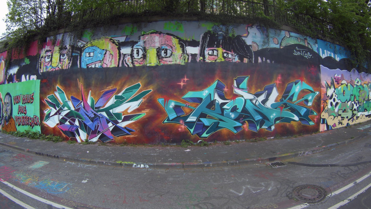 Graffiti Wall in Essen - Photo by Kico_one - Essen, NRW, Ruhrpott (2017)