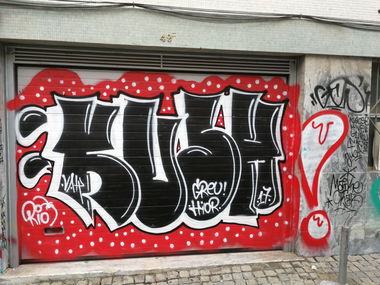 Graffiti Bombing in Lissabon - Photo by Kico_one - Lissabon, Portugal, Lisboa