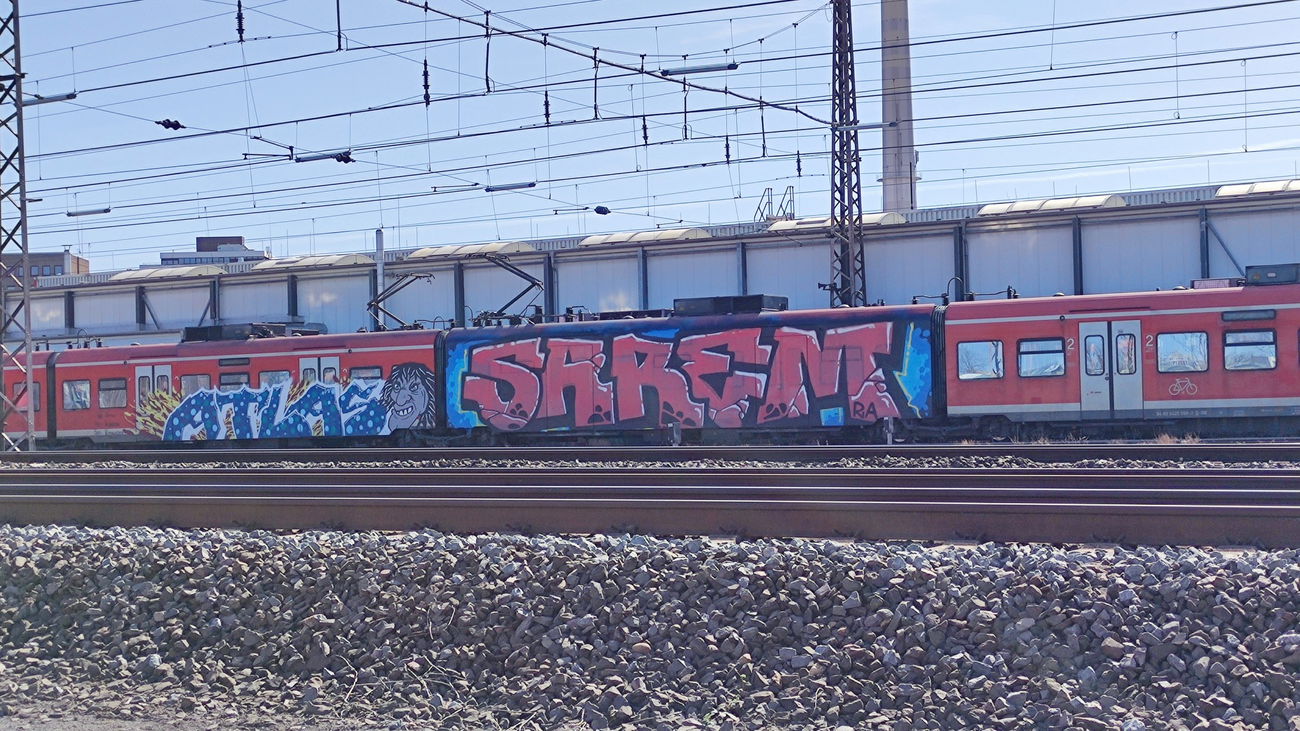 Graffiti Train in Essen - Photo by Kico_one (2021)