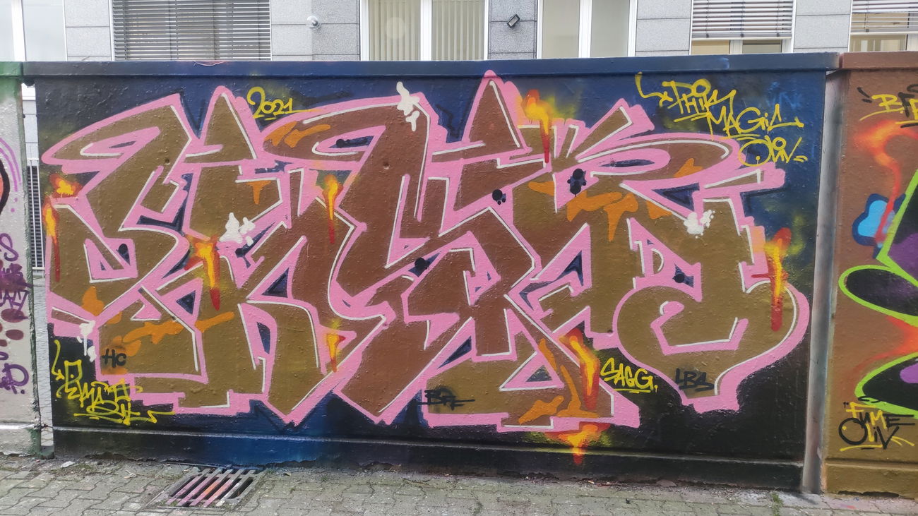Graffiti Wall in Essen - Photo by Kico_one (2021)