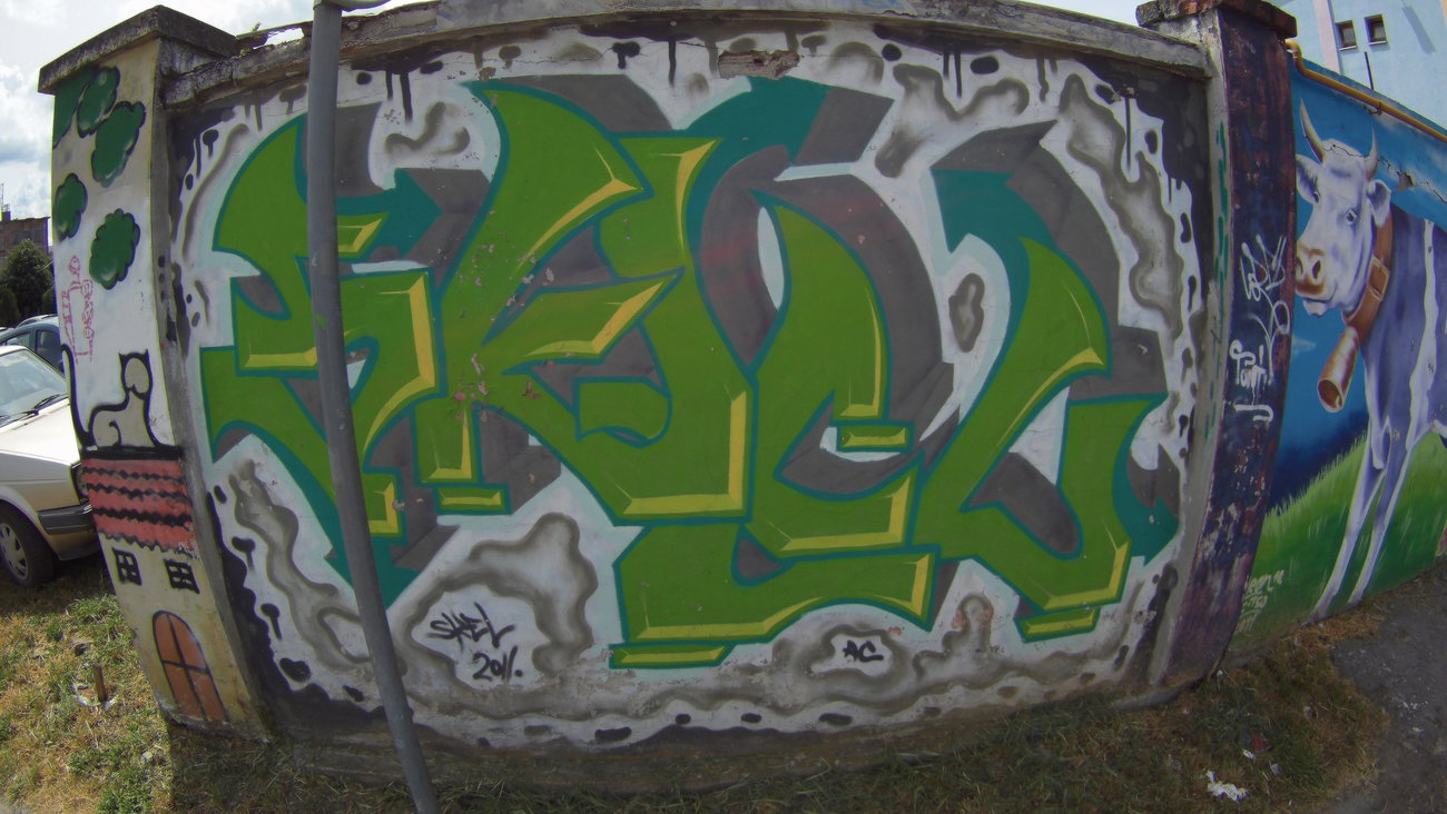 Graffiti Wall in Osijek - Photo by Kico_one - Osijek, Croatia, Hrvatska
