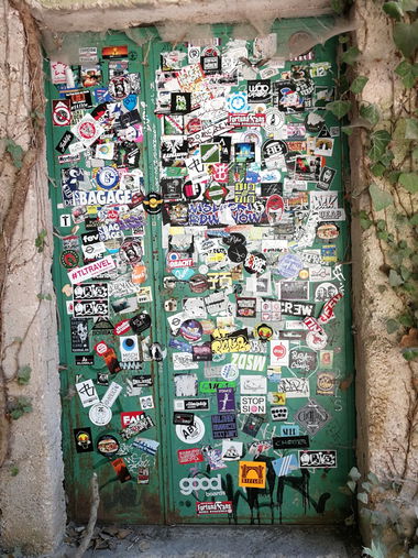 Graffiti Artwork in National Park Krka - Photo by Kico_one - Croatia, Krka, Stickers