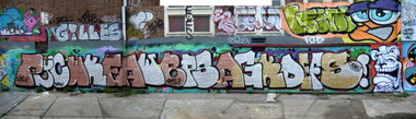 Graffiti Wall in Amsterdam - Photo by Kico_one - Amsterdam, NSDM, Werf (2015)