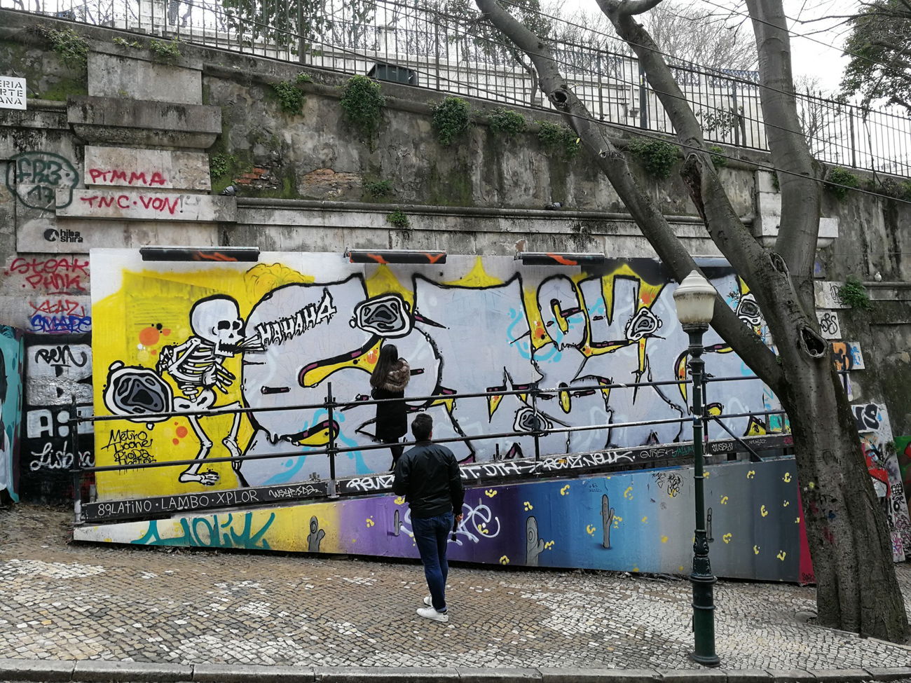 Graffiti Wall in Lissabon - Photo by Kico_one - Lissabon, Portugal, Lisboa