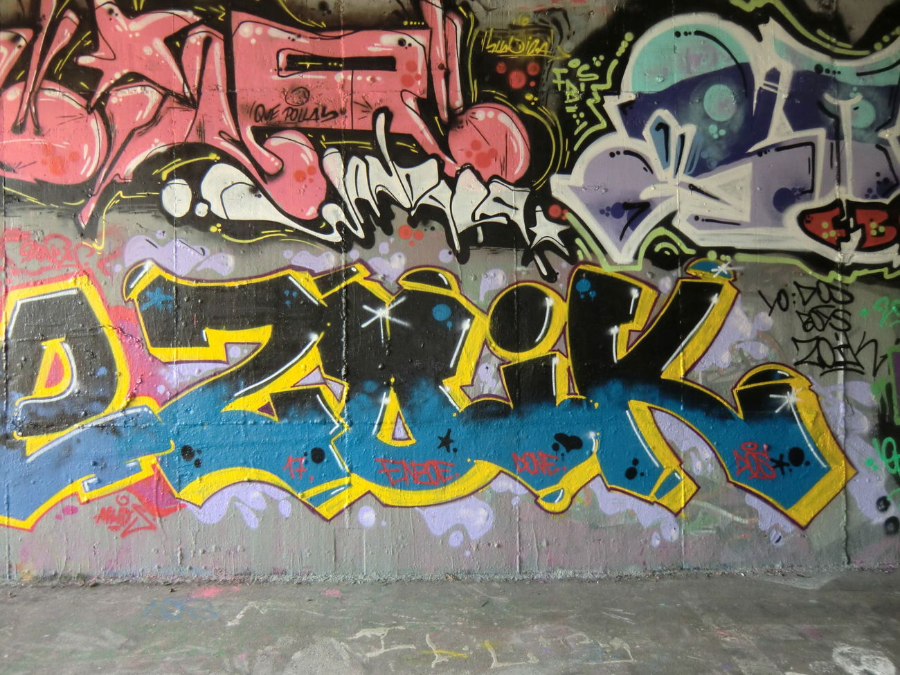 Graffiti Wall in Prague - Photo by Kico_one - Prague, Praha, Zoik