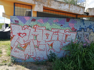 Graffiti Wall in Osijek - Photo by Kico_one - Osijek, Croatia, Rebus