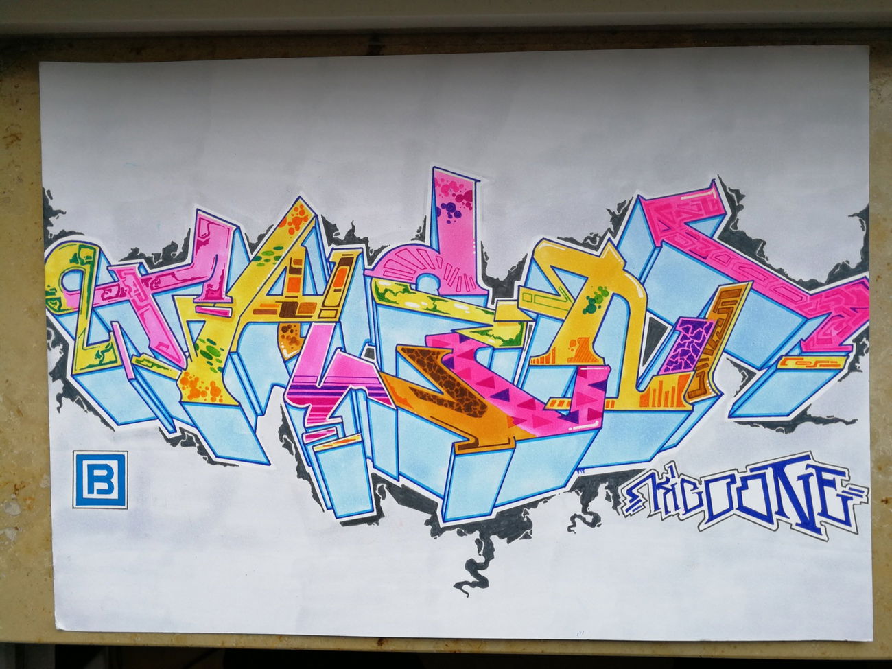 Graffiti Sketch in Essen - Photo by Kico_one - Essen, NRW, Ruhrpott (2018)