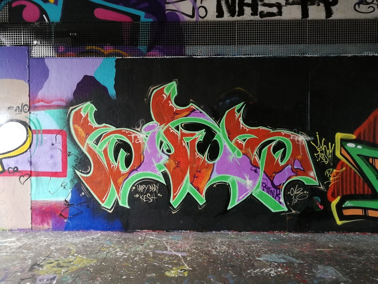Graffiti Wall in Essen - Photo by Kico_one - Essen, NRW, Ruhrpott (2017)