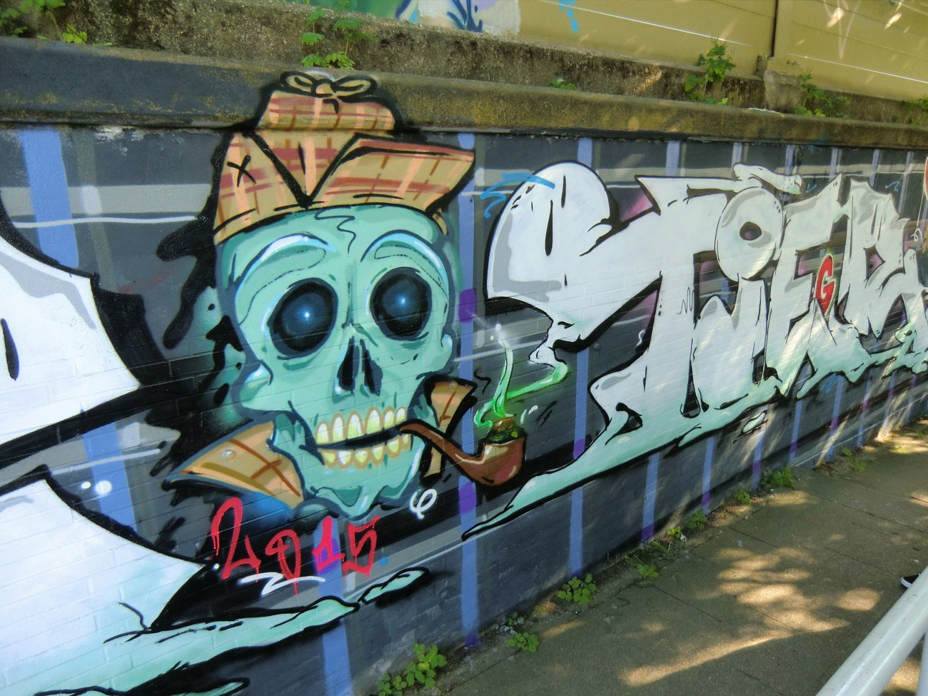 Graffiti Wall in Essen - Photo by Kico_one - Hafendampf, Essen, Tier (2015)