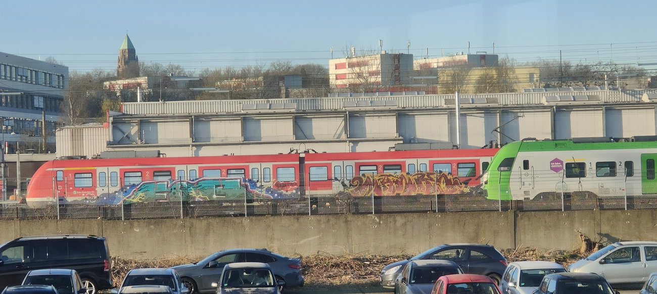 Graffiti Train in Essen - Photo by Kico_one - Essen, Ruhrgebiet (2023)