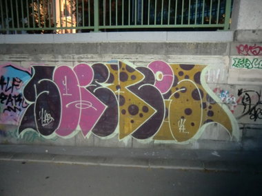 Graffiti Wall in Wien - Photo by Kico_one - Wien, Vienna, Austria