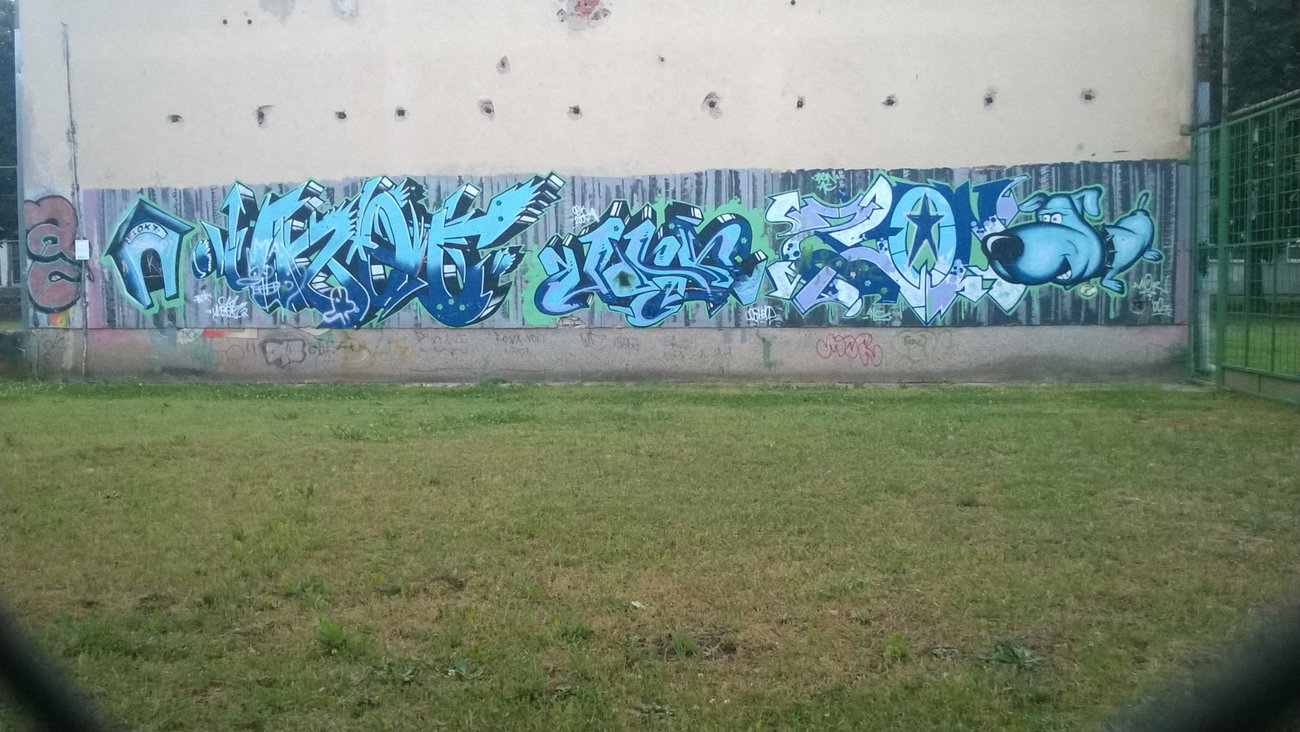 Graffiti Wall in Valpovo - Photo by Kico_one - Croatia, Hrvatska, Valpovo