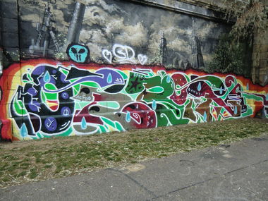 Graffiti Wall in Wien - Photo by Kico_one - Wien, Österreich, Vienna (2016)