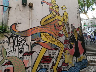 Graffiti Street Art in Lissabon - Photo by Kico_one - Lissabon, Portugal, Lisboa