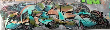 Graffiti Wall in Essen - Photo by Kico_one - Hafendampf, Essen (2014)