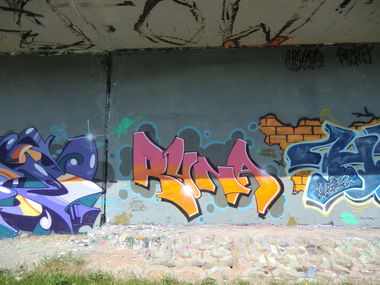 Graffiti Wall in Prague - Photo by Kico_one - Prague, Praha, Runa