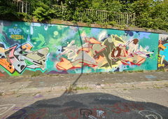Graffiti Wall in Essen - Photo by Kico_one (2025)