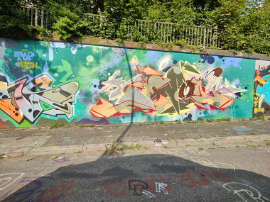 Graffiti Wall in Essen - Photo by Kico_one (2025)