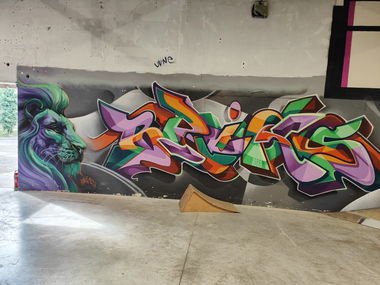 Graffiti Wall in Roermond weerstand - Photo by Kico_one - Bricks, Artlane (2025)