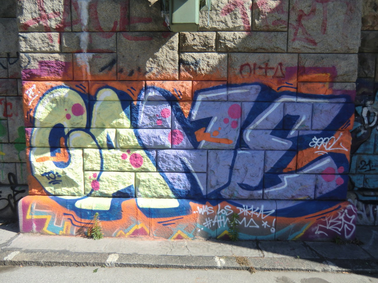 Graffiti Wall in Wien - Photo by Kico_one - Wien, Vienna, Austria