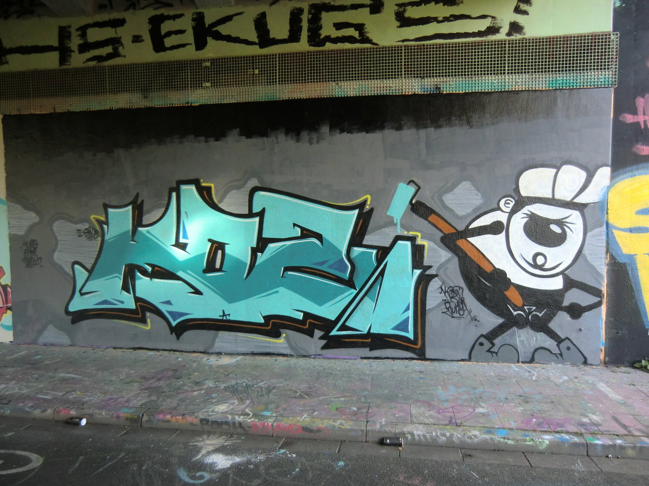 Graffiti Wall in Essen - Photo by Kico_one - Essen, NRW, Ruhrpott (2016)