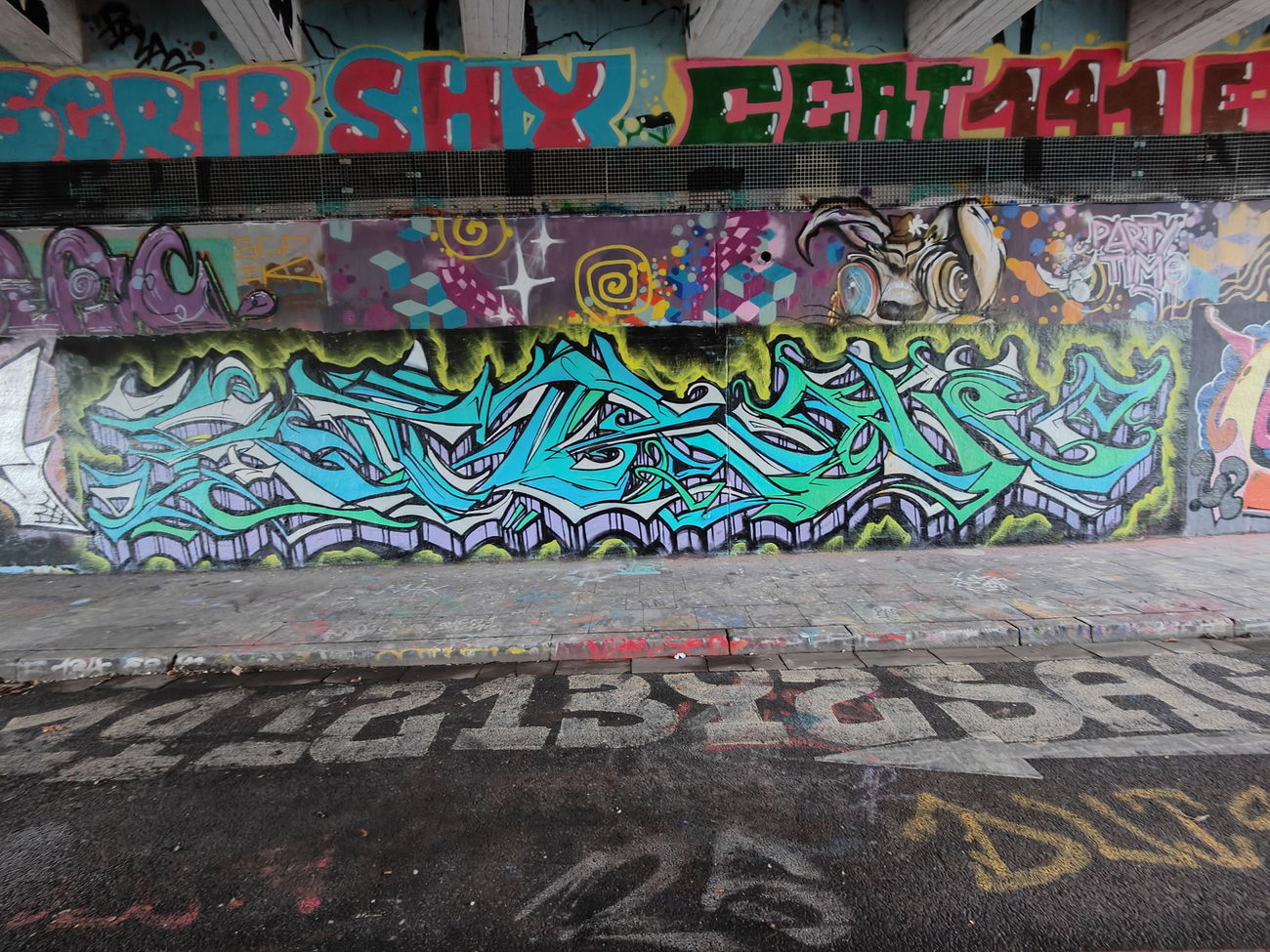 Graffiti Wall in Essen - Photo by Kico_one - Essen, Ruhrgebiet, Sir (2023)