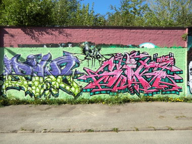 Graffiti Wall in Essen - Photo by Kico_one - Essen, NRW, Ruhrpott (2016)