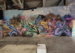 Graffiti Wall in Roermond weerstand - Photo by Kico_one - Sbecky;Skore79 (2025)