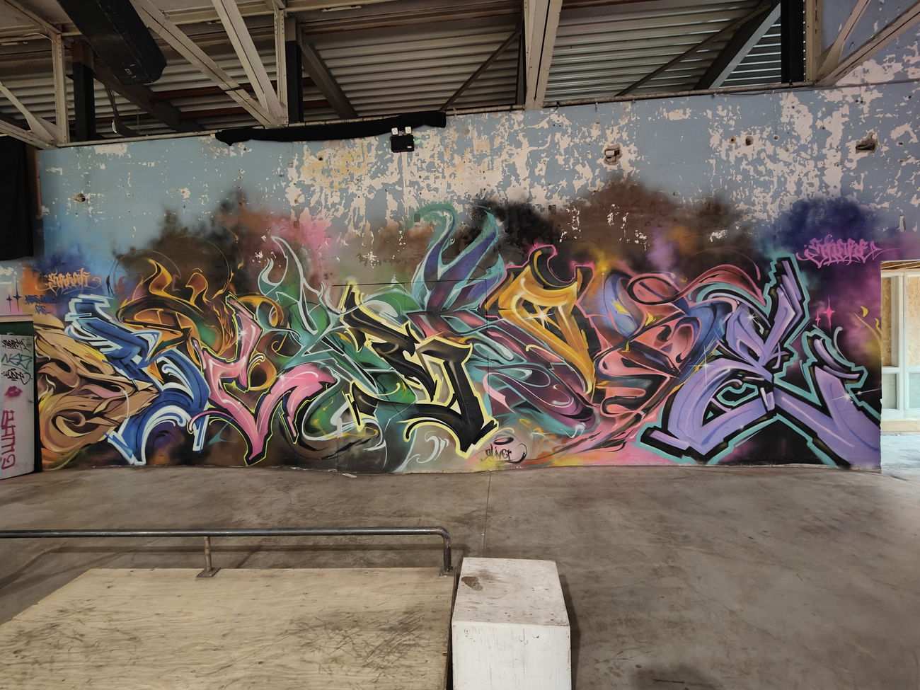 Graffiti Wall in Roermond weerstand - Photo by Kico_one - Sbecky;Skore79 (2025)