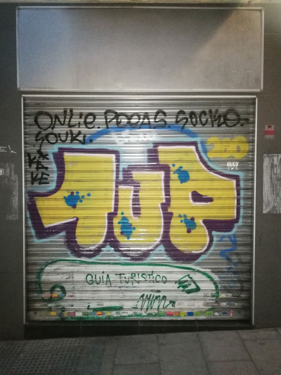 Graffiti Wall in Madrid - Photo by Kico_one - Madrid, Espana, 1UP