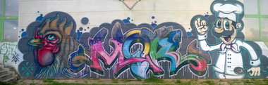 Graffiti Wall in Valpovo - Photo by Kico_one - Croatia, Hrvatska, Valpovo