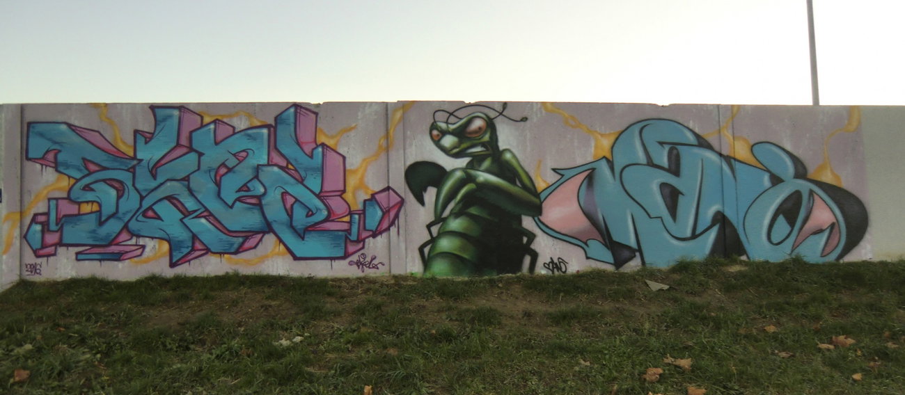 Graffiti Wall in Osijek - Photo by Kico_one - Osijek, Croatia, Hrvatska (2016)
