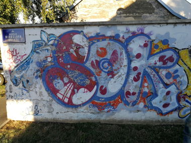 Graffiti Bombing in Osijek - Photo by Kico_one - Osijek, Croatia, Sok