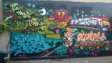 Graffiti in Köln - Photo by Kico_one - Köln, DedicatedStore, Abe (2016)