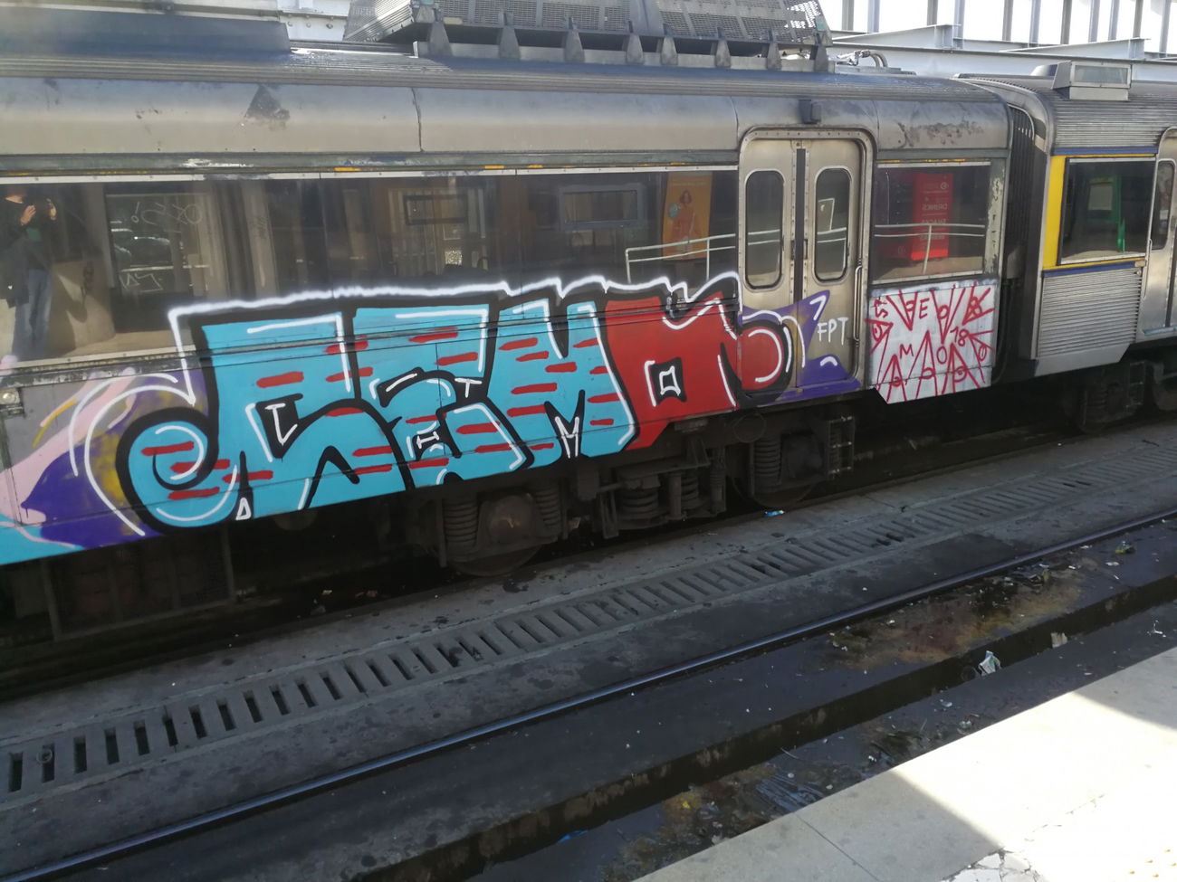 Graffiti Train in Lissabon - Photo by Kico_one - Lissabon, Portugal, Lisboa