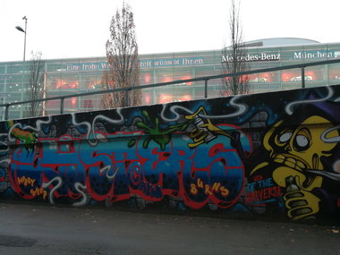 Graffiti Wall in München - Photo by Kico_one - München