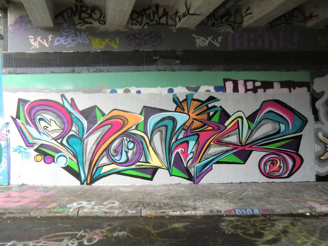 Graffiti Wall in Essen - Photo by Kico_one - Essen, NRW, Ruhrpott (2016)