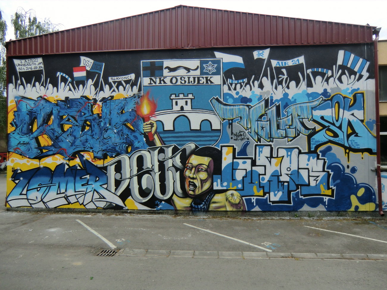Graffiti Wall in Osijek - Photo by Kico_one - Osijek, Croatia, Hrvatska