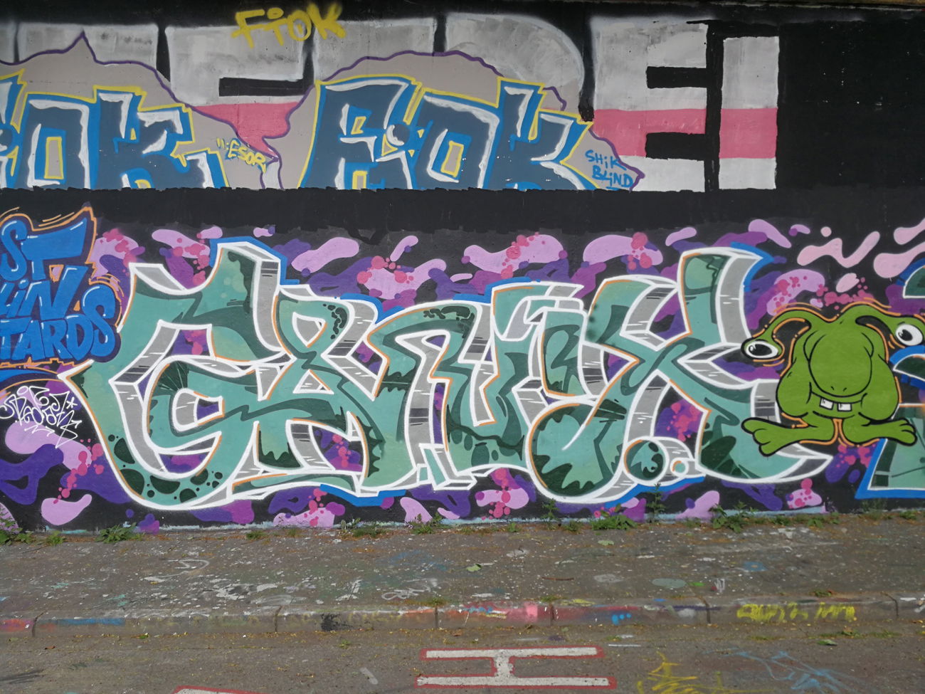 Graffiti Wall in Essen - Photo by Kico_one - Essen, NRW;Ruhrpott, Ganix
