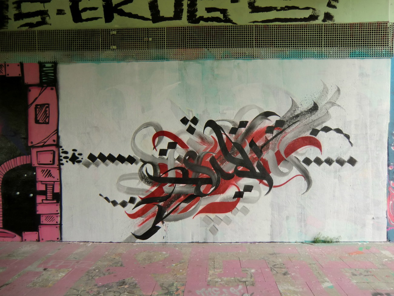 Graffiti Wall in Essen - Photo by Kico_one - A1One, Essen, Auf (2015)