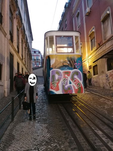 Graffiti Train in Lissabon - Photo by Kico_one - Lissabon, Portugal, Lisboa