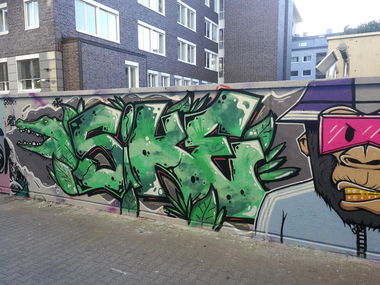 Graffiti Wall in Essen - Photo by Kico_one - Sike, Essen (2019)