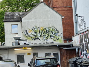 Graffiti Wall in Hamburg - Photo by Kico_one - Ekser (2025)