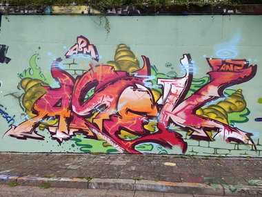 Graffiti Wall in Essen - Photo by Kico_one - Essen, Asek;ABM (2026)