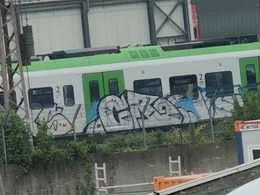 Graffiti Train in Essen - Photo by Kico_one - Essen, CR (2026)