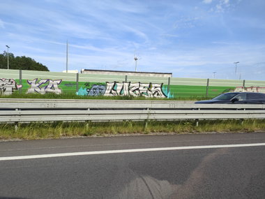 Graffiti Bombing in Enschede - Photo by Kico_one