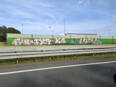 Graffiti Bombing in Enschede - Photo by Kico_one