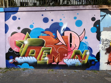 Graffiti Wall in Essen - Photo by Kico_one - Essen, Demon (2026)