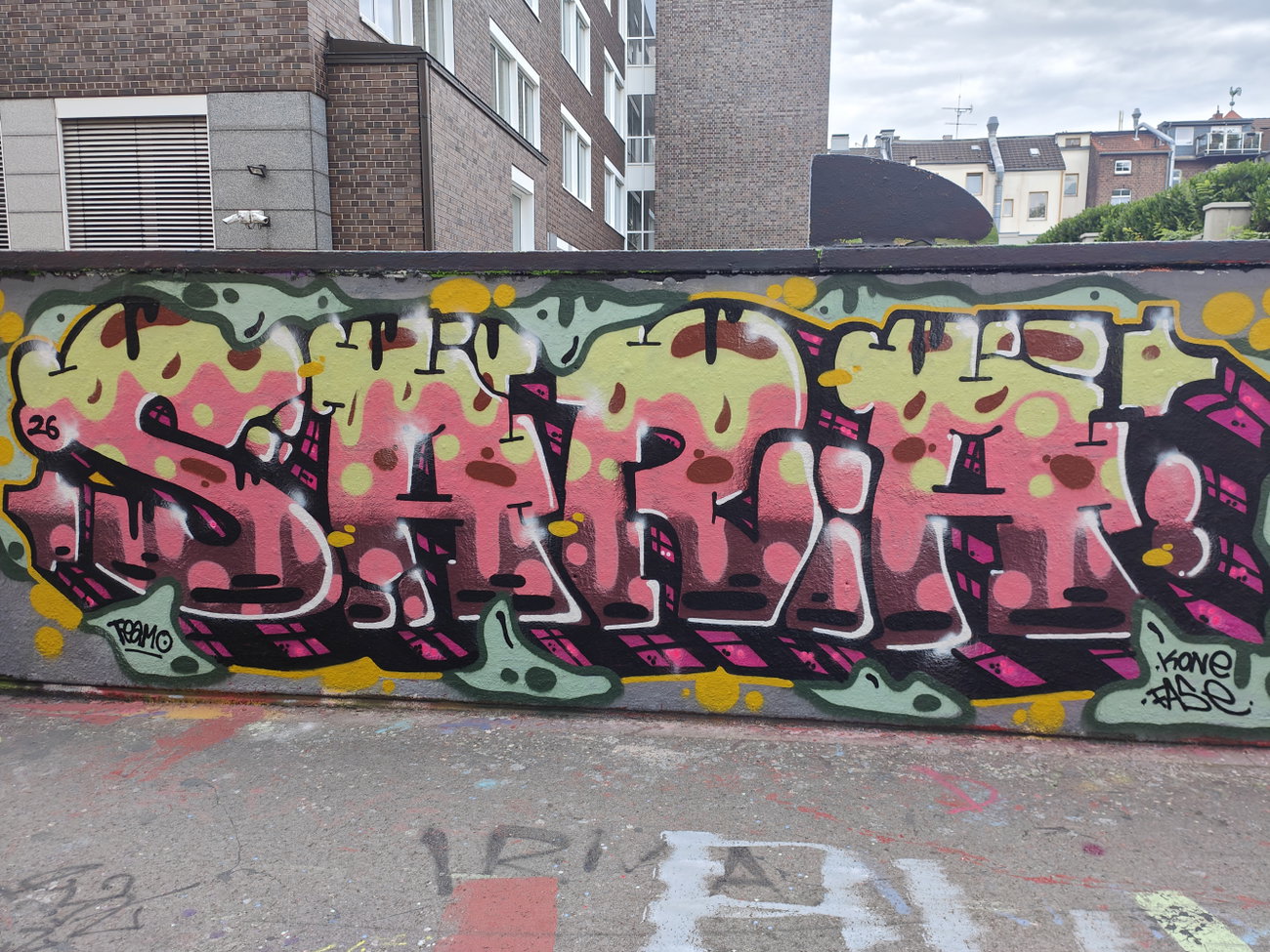 Graffiti Wall in Essen - Photo by Kico_one - Essen, Sara (2026)